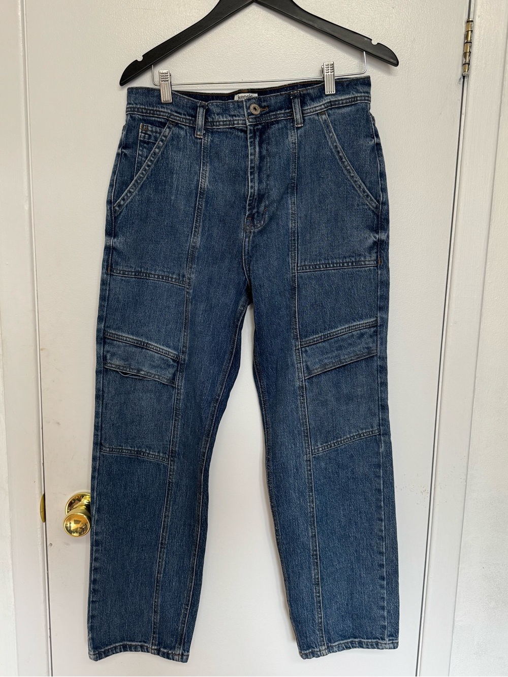 kensie jeans Retro Luxe Stretch: The Astrid High Rise Straight Jeans